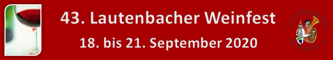 32. Lautenbacher Weinfest